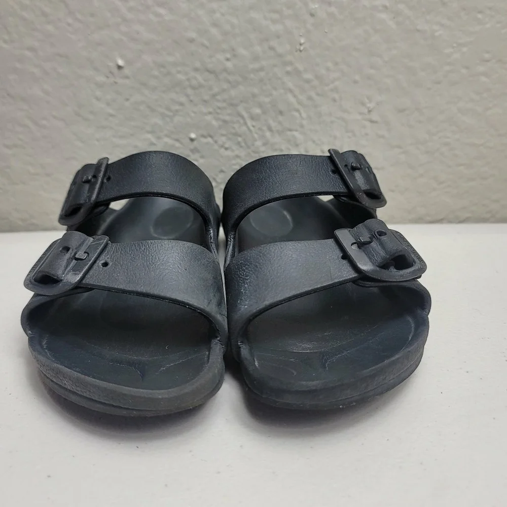 Birkenstock Sandals Kids Size 29 Arizona EVA Casual Slide Black Rubber